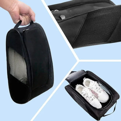 Portable Football Boot Bag, Travel Storage Bag Golf Football Basketball Shoe Bag for Men Women Boys Girls