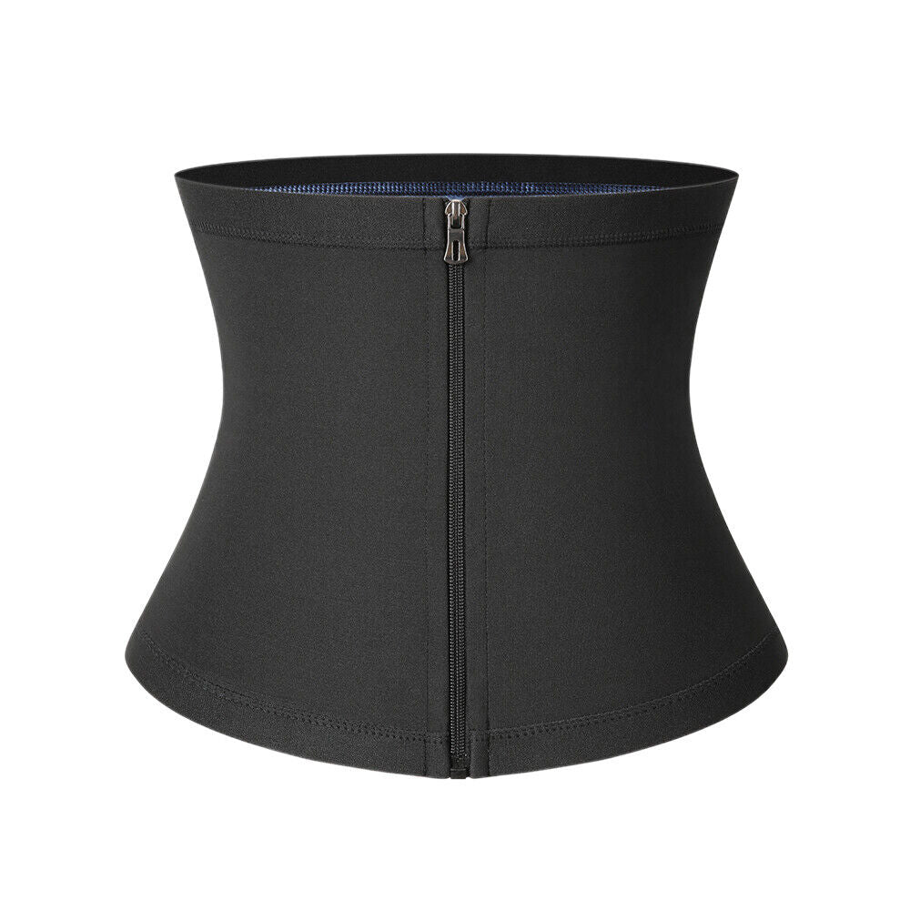 Men'S Waist Trimmer Sauna Belt Sweat Band Wrap Body Shaper Fat Burner Shapewear